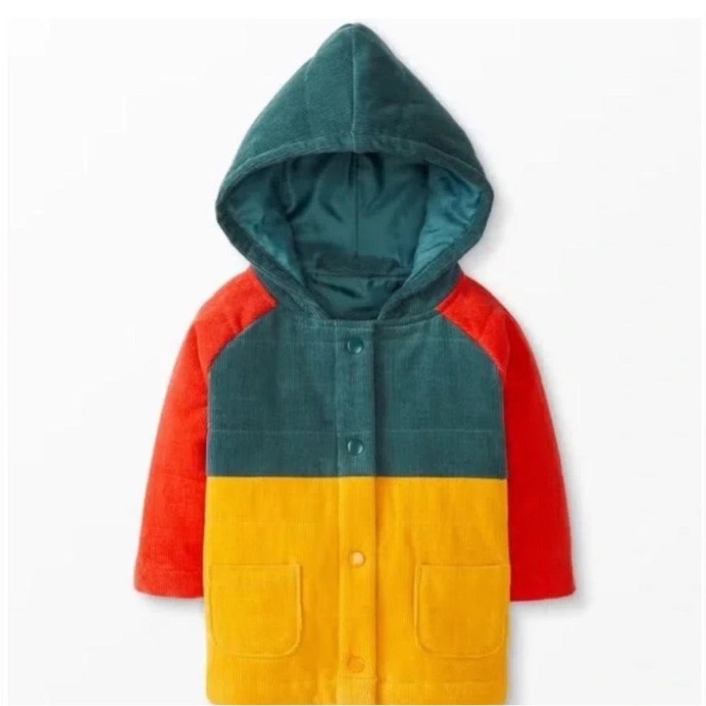 Colorful Hanna Andersson Corduroy Hooded Jacket